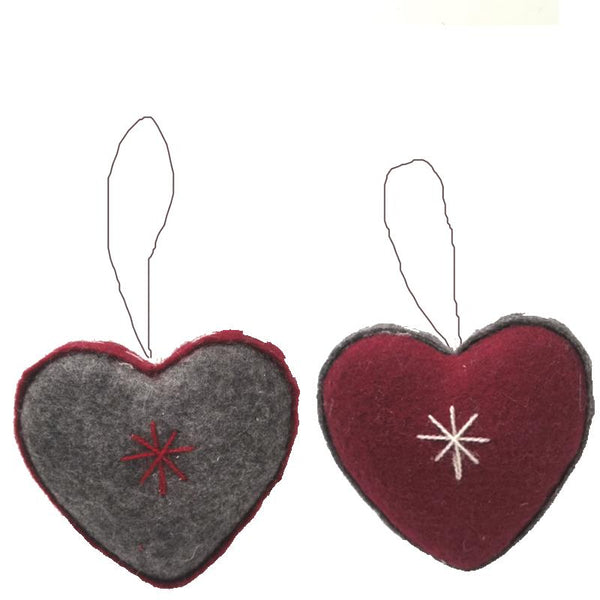 Nordic Heart Ornament
