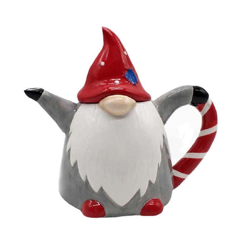 Small Holiday Gnome Tea Pot