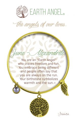 Earth Angel Birthstone Bracelet