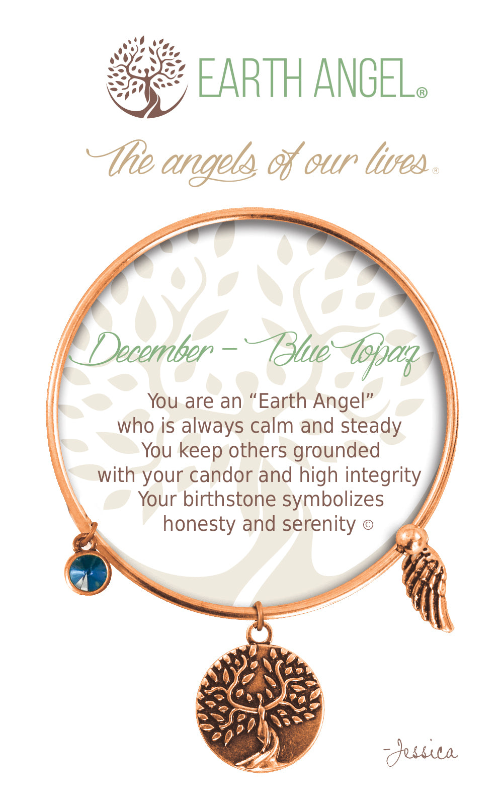 Earth Angel Birthstone Bracelet