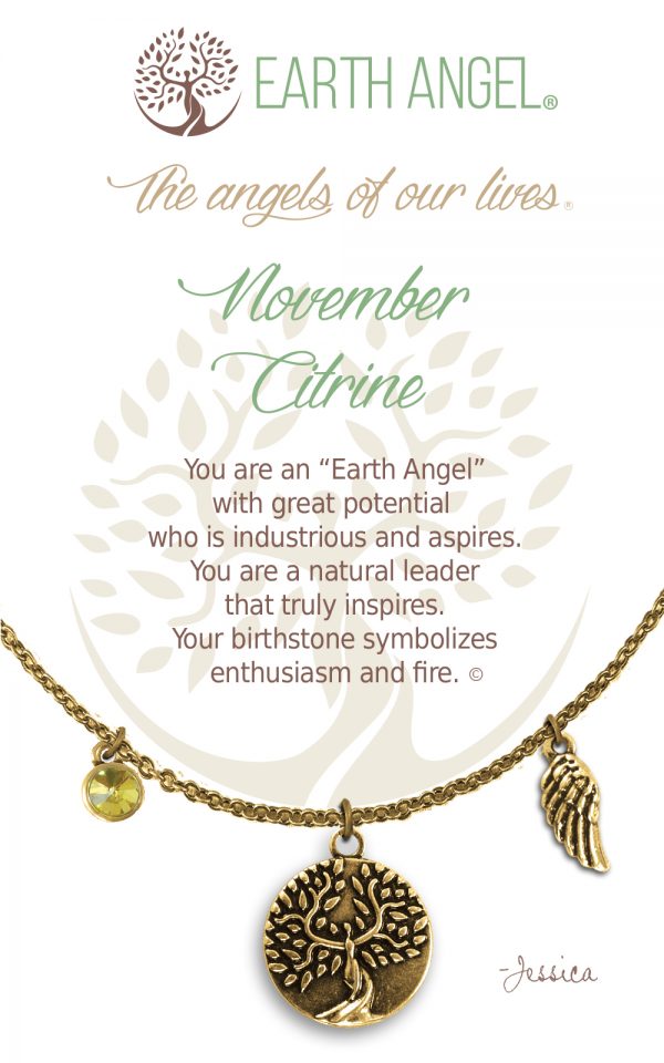 Earth Angel Birthstone Necklace