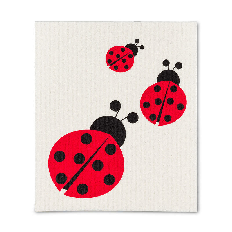 Ladybug Dishcloths. Set of 2