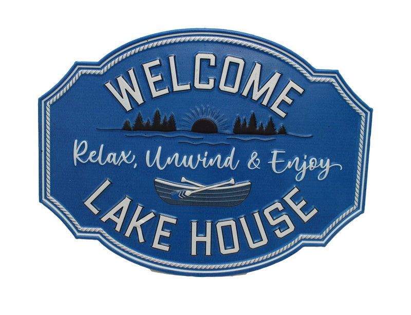 Welcome Lake Sign