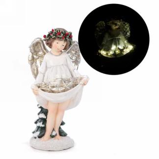 LED Angel Figurine with Star