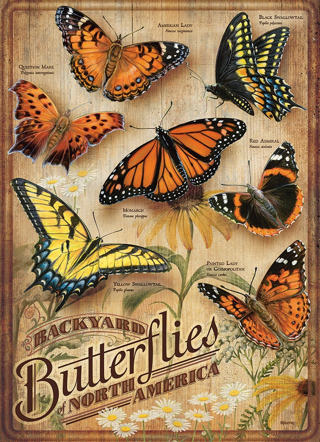Cobble Hill Puzzle: Backyard Butterflies