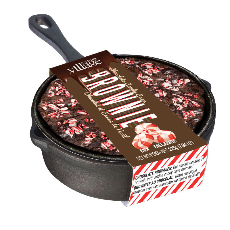 Kit Skillet - Candy Cane Brownie Mix Choclate