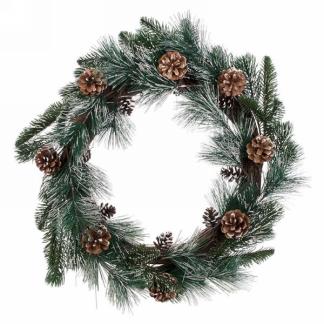 Pine and Pinecone Wreath