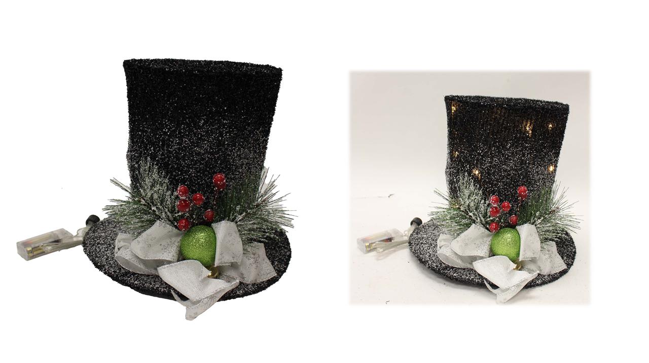 Snowman's Hat Tree Topper