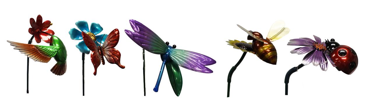 Wobbling Insect Garden Stakes