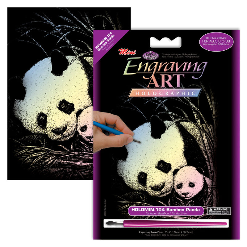 Royal & Langnickel Engraving Art: Bamboo Pandas