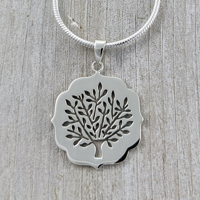 Cut-out Tree of Life Pendant