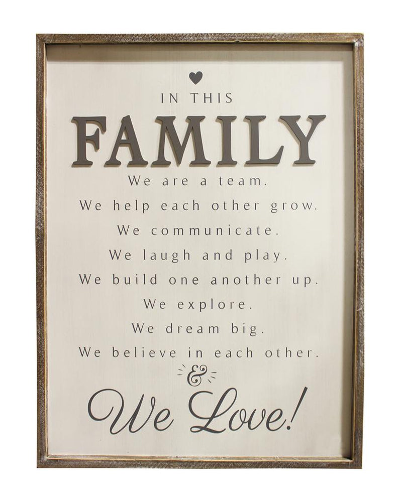 In This Family Wall Plaque