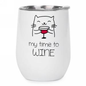 Thermo Wine Tumbler-My Time to Wine