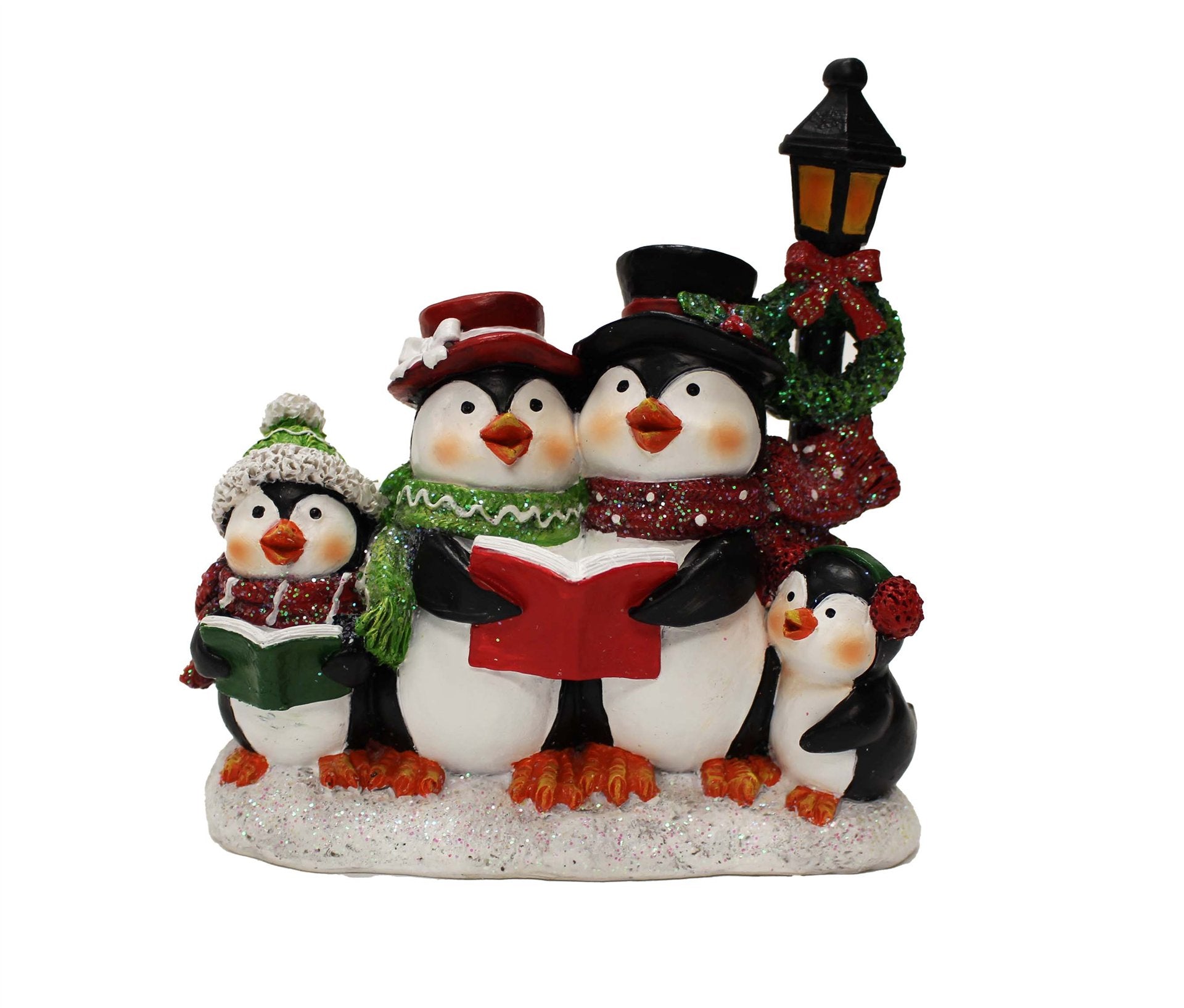 Penguin Family Carollers