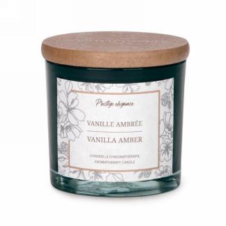 Vanilla Amber Glass Jar Candle