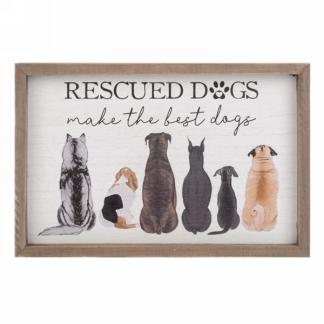 Rescued Dogs - Wall Plaque
