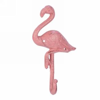 Pink Flamingo Metal Hook