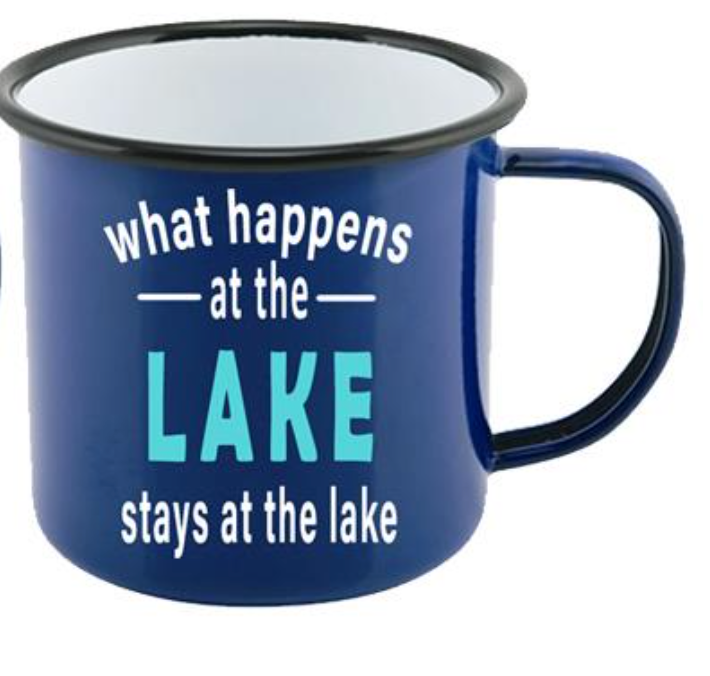 Enamel Lake Mug