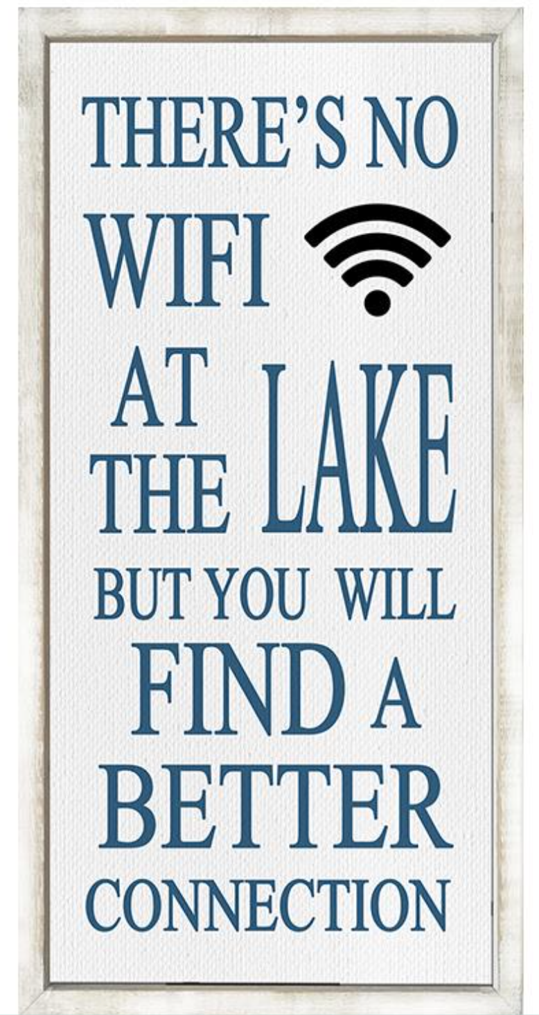 Lake Wifi Sign