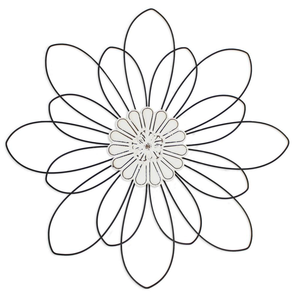 Wire Flower Wall Art