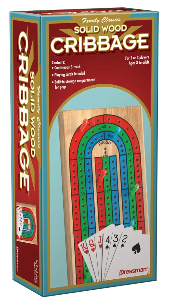 Family Classics Solid Wood Cribbage