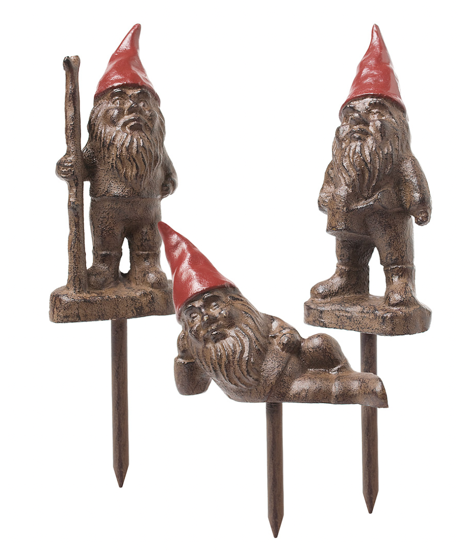 Gnome Stake with Red Hat