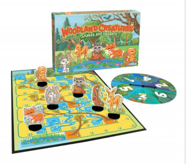 Woodland Creatures Snakes and Ladders