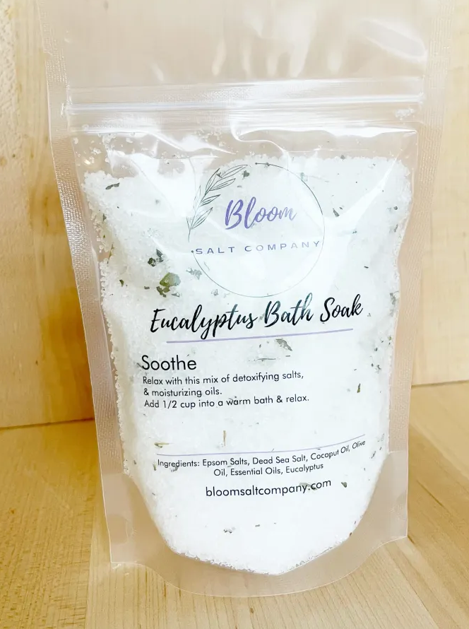 Bloom Salt Company- Bath Soaks. 9oz