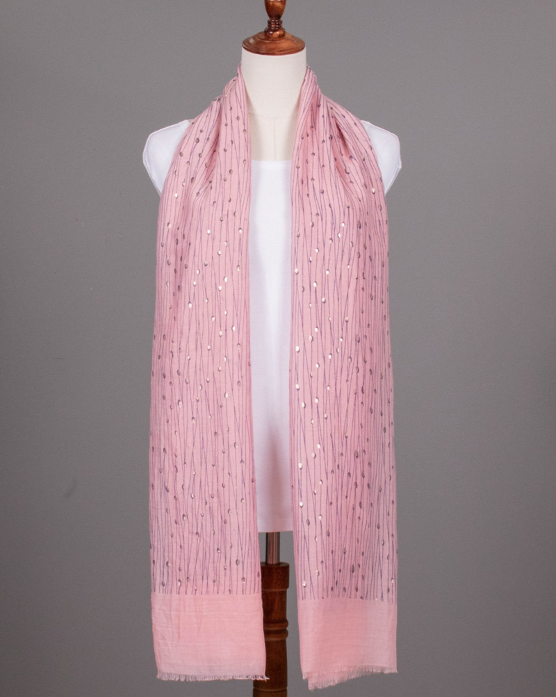 Silver Waterfall Fashion Scarf