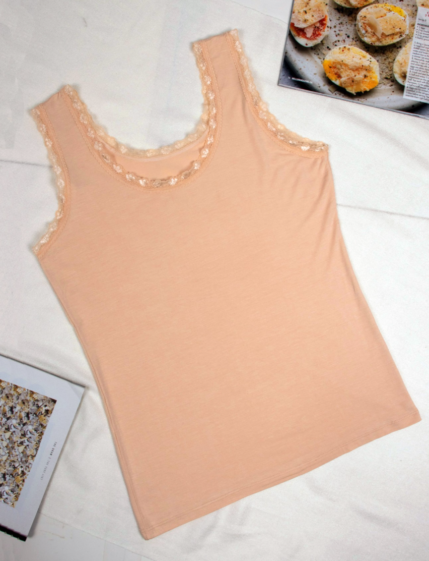 Lace Ribbed Camisole