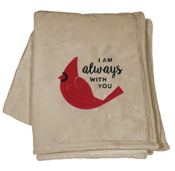 Caring Cardinals Large Blanket
