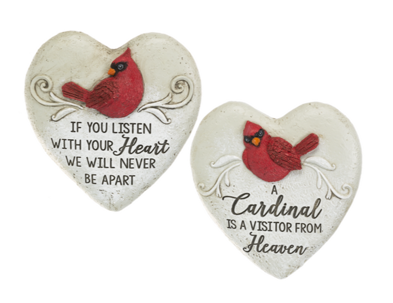 Cardinal Heart Shape Stones