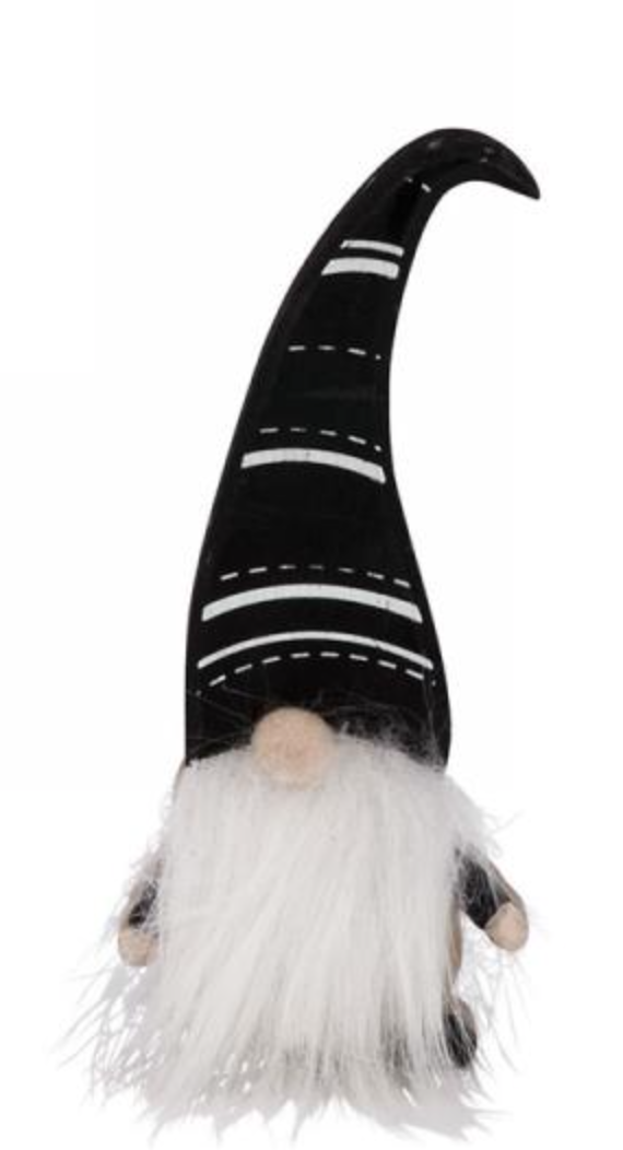 Gnome with Black Dotted Hat