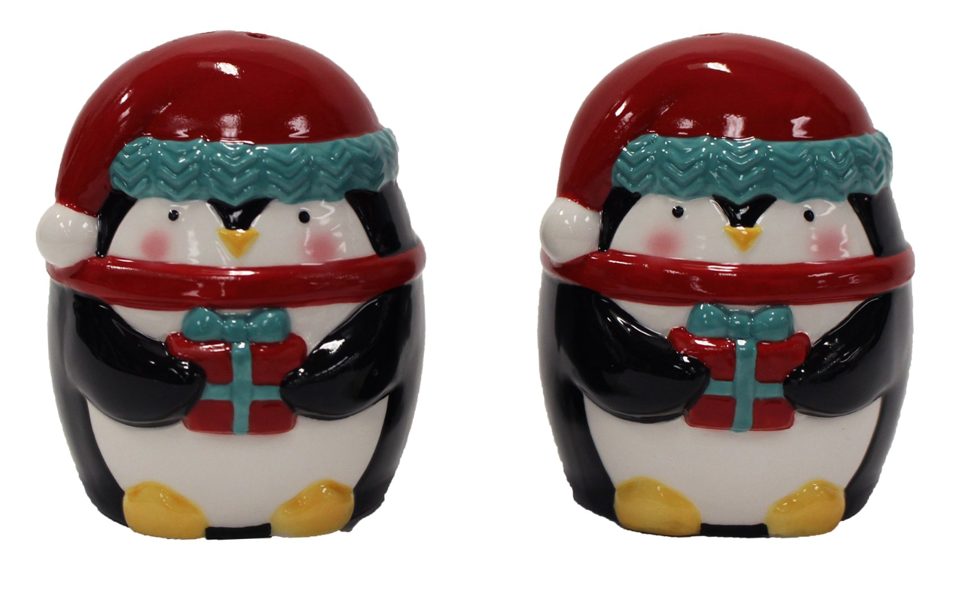Holiday Penguins Salt & Pepper