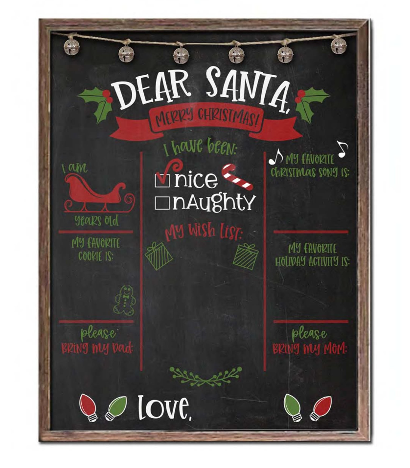 Dear Santa Wish Board
