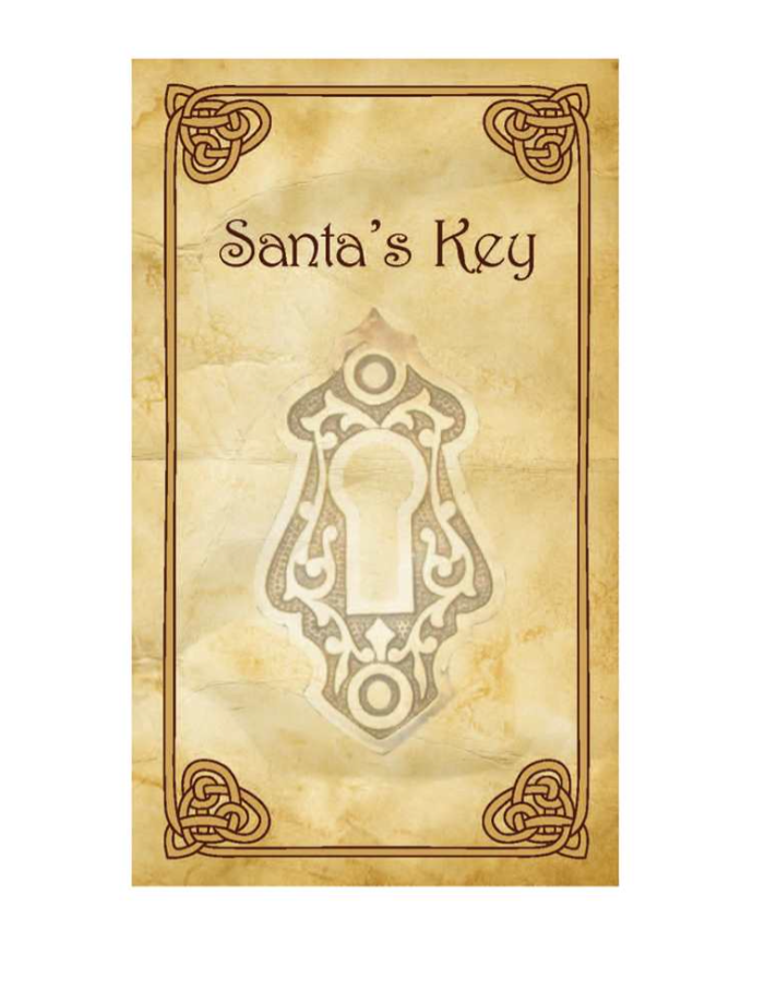 Santas Key with Story Card