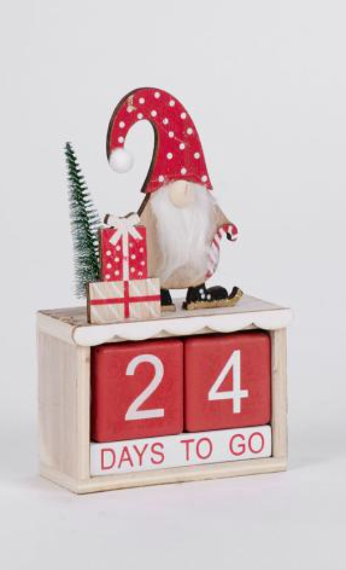Happy Holidays Gnome Calender Countdown