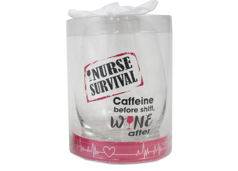 Nurse Wine Glass