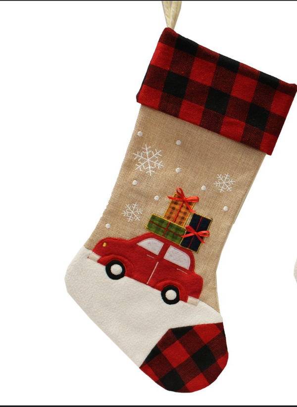 Red Car Christmas Stockings