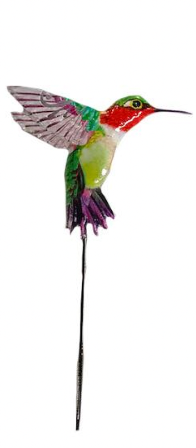 Hummingbird Garden Stake