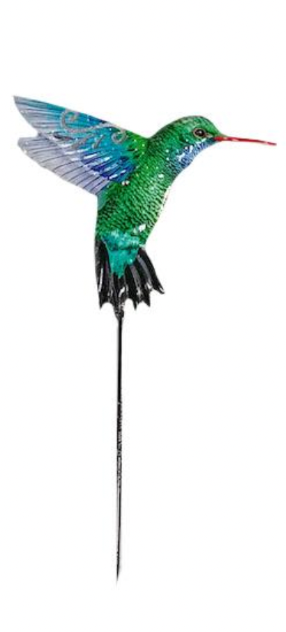 Hummingbird Garden Stake