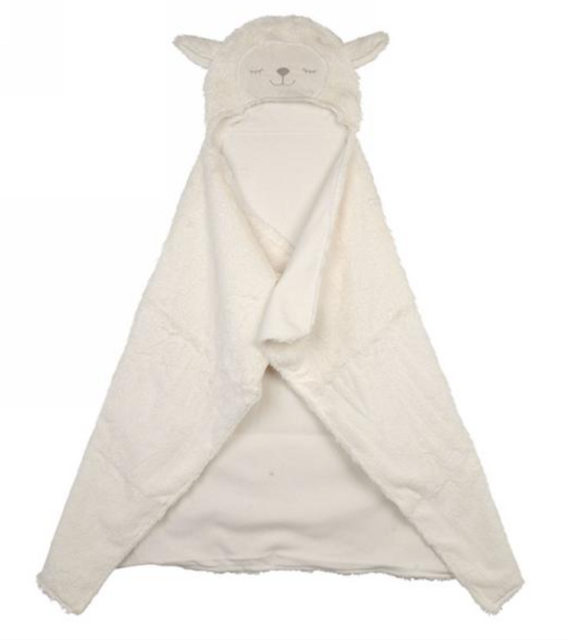 Hooded Baby Plush Blanket