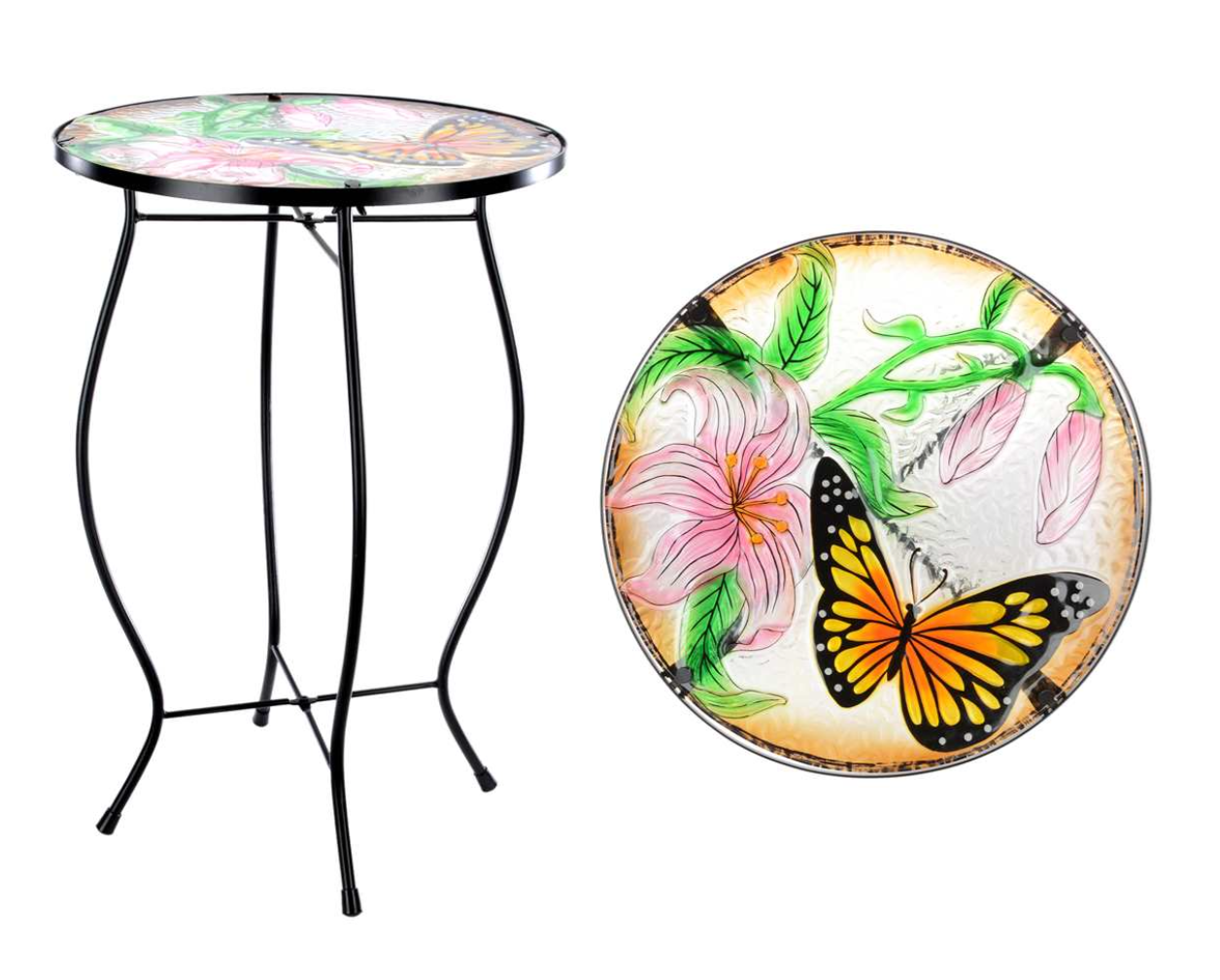 Glass Butterfly Table