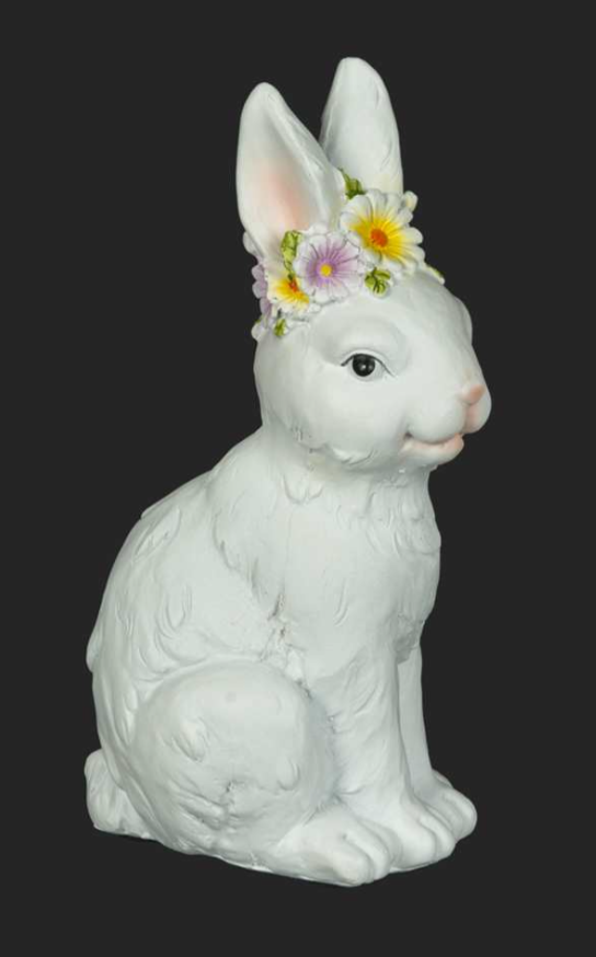 Rabbit with Floral Crown
