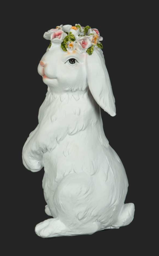 Rabbit with Floral Crown