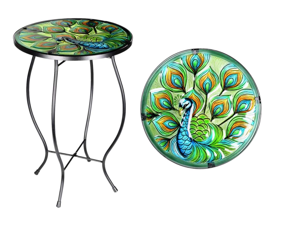 Peacock Garden Table