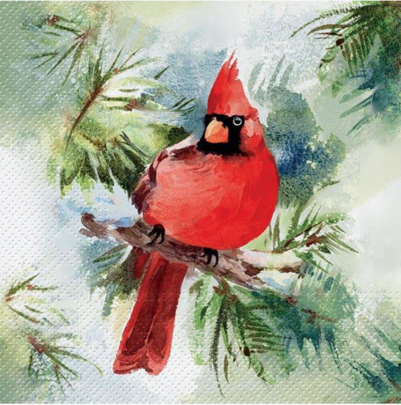 Luncheon Napkins-Winter Holiday and Christmas