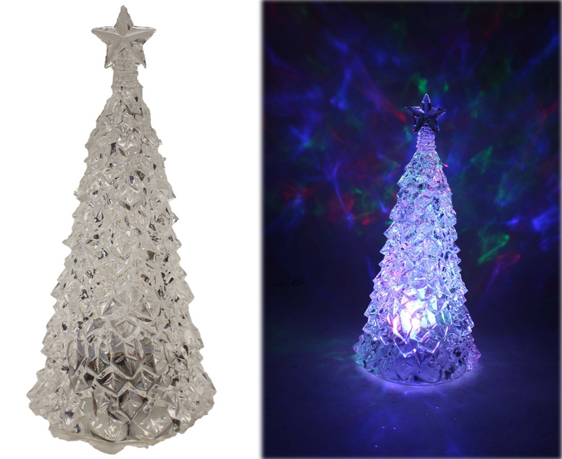 Large LED Swirling Glitter Christmas Tree