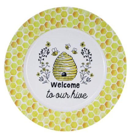 Bee Plates-FINAL SALE