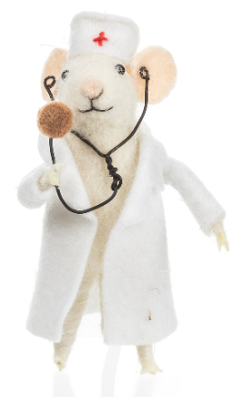 Felted Mouse Figure-Final Clearance